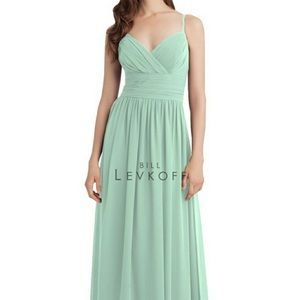 Bill Levkoff Mint Chiffon Prom/Bridesmaid Dress! 8